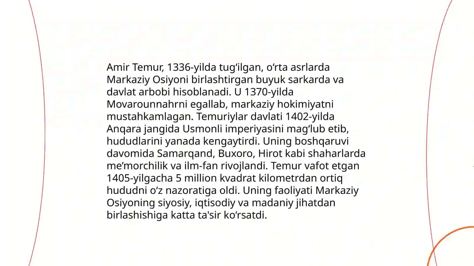Amir Temur - Buyuk Davlat arbobi 3