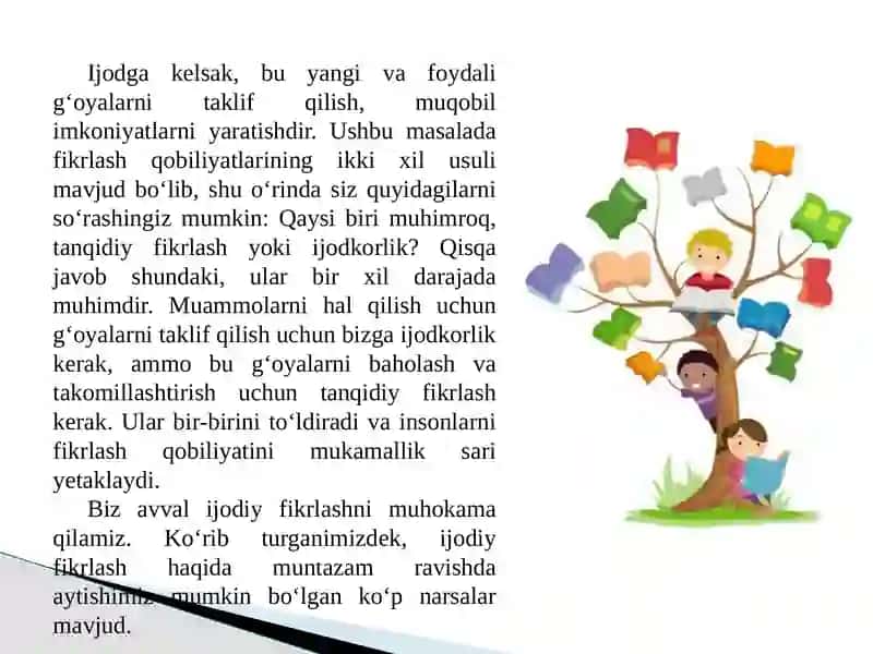 Kreativ fikrlash 3