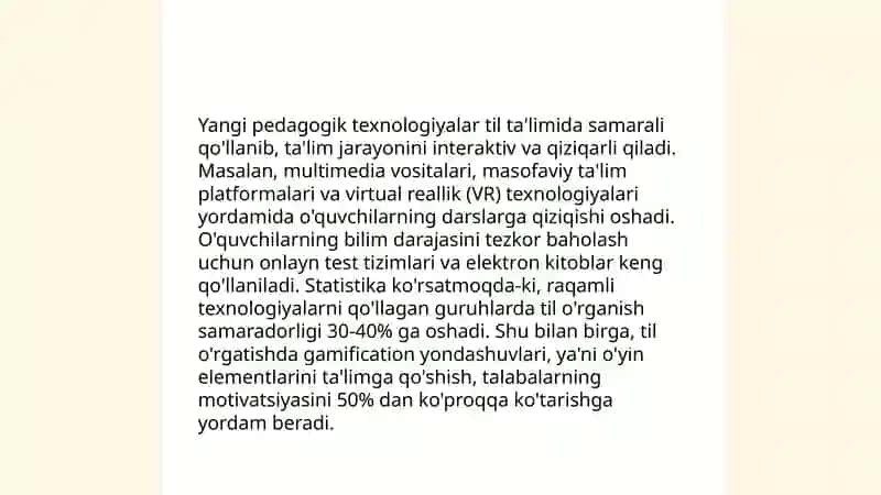 Yangi pedagogik texnologiyalar 3
