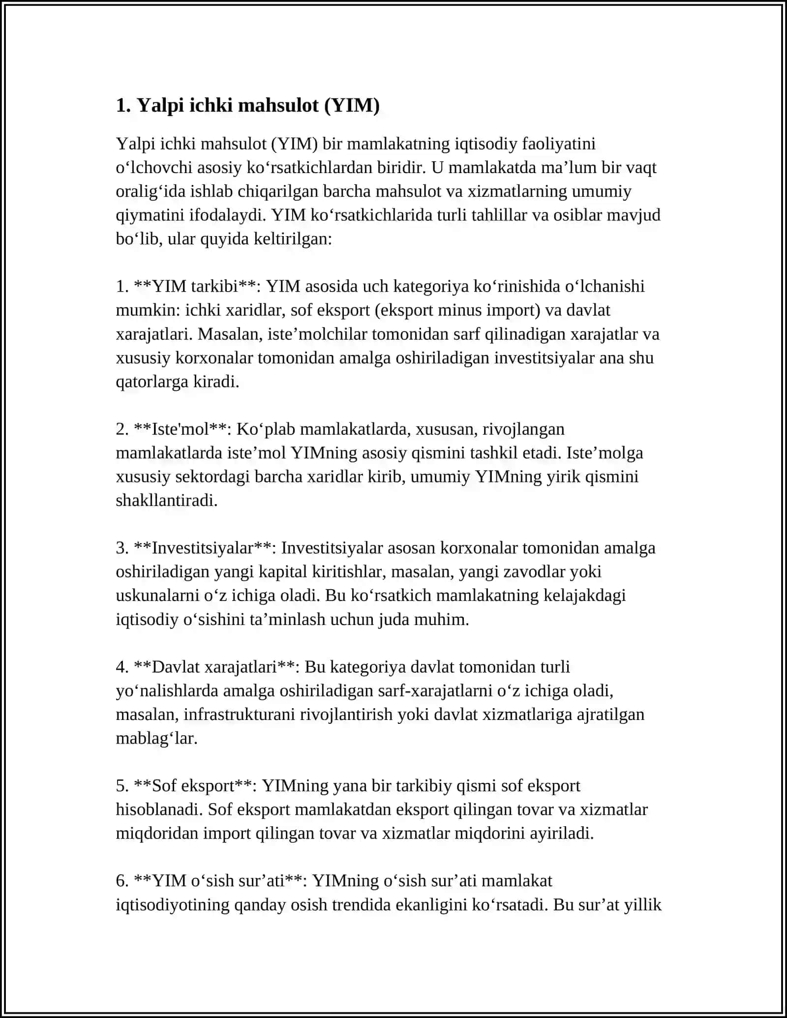 MAKROIQTISODIY KOʻRSATKICHLAR STATISTIKASI 3