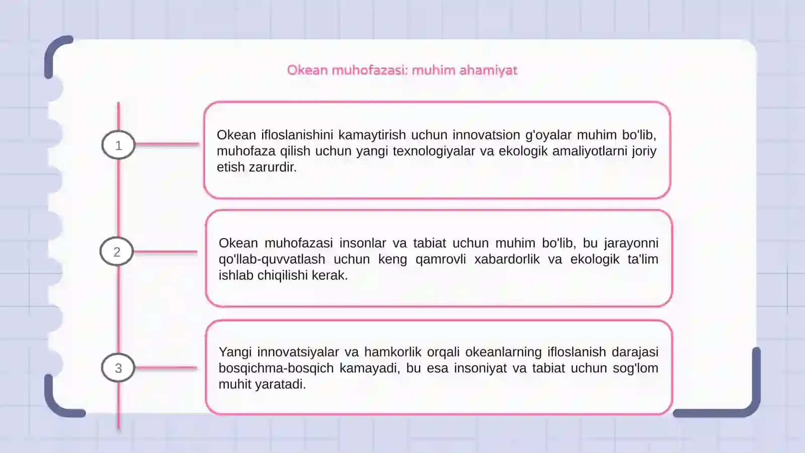 Okean ifloslanishini kamaytirish uchun innovatsion g'oya 3