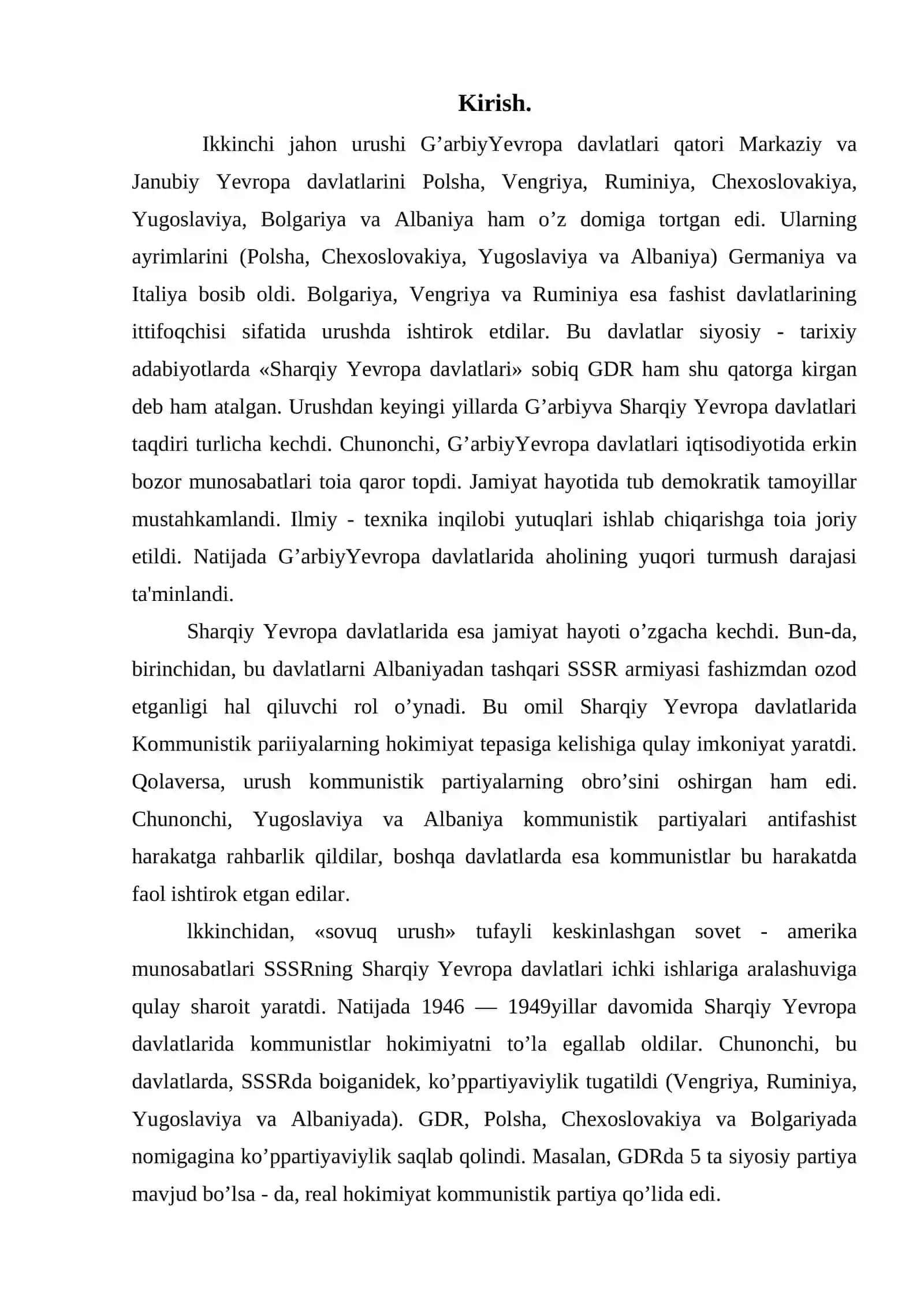 Bekchonov Sanatbekning “Eng yangi tarix” 3