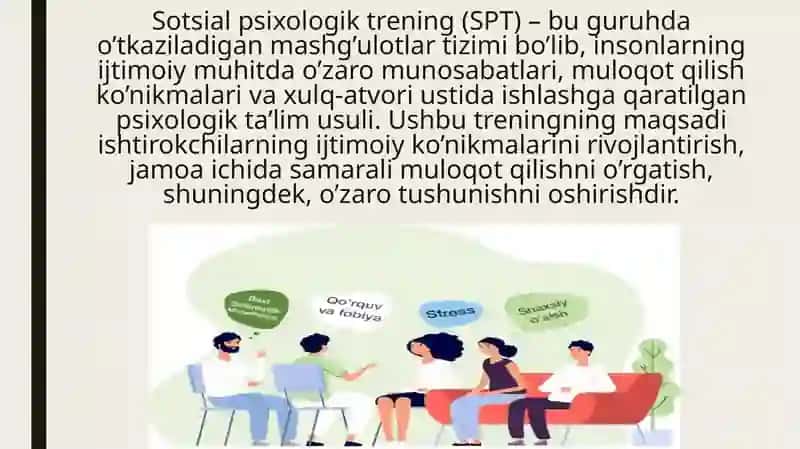 Sotsialpsixologik treningning bosqichlari 3