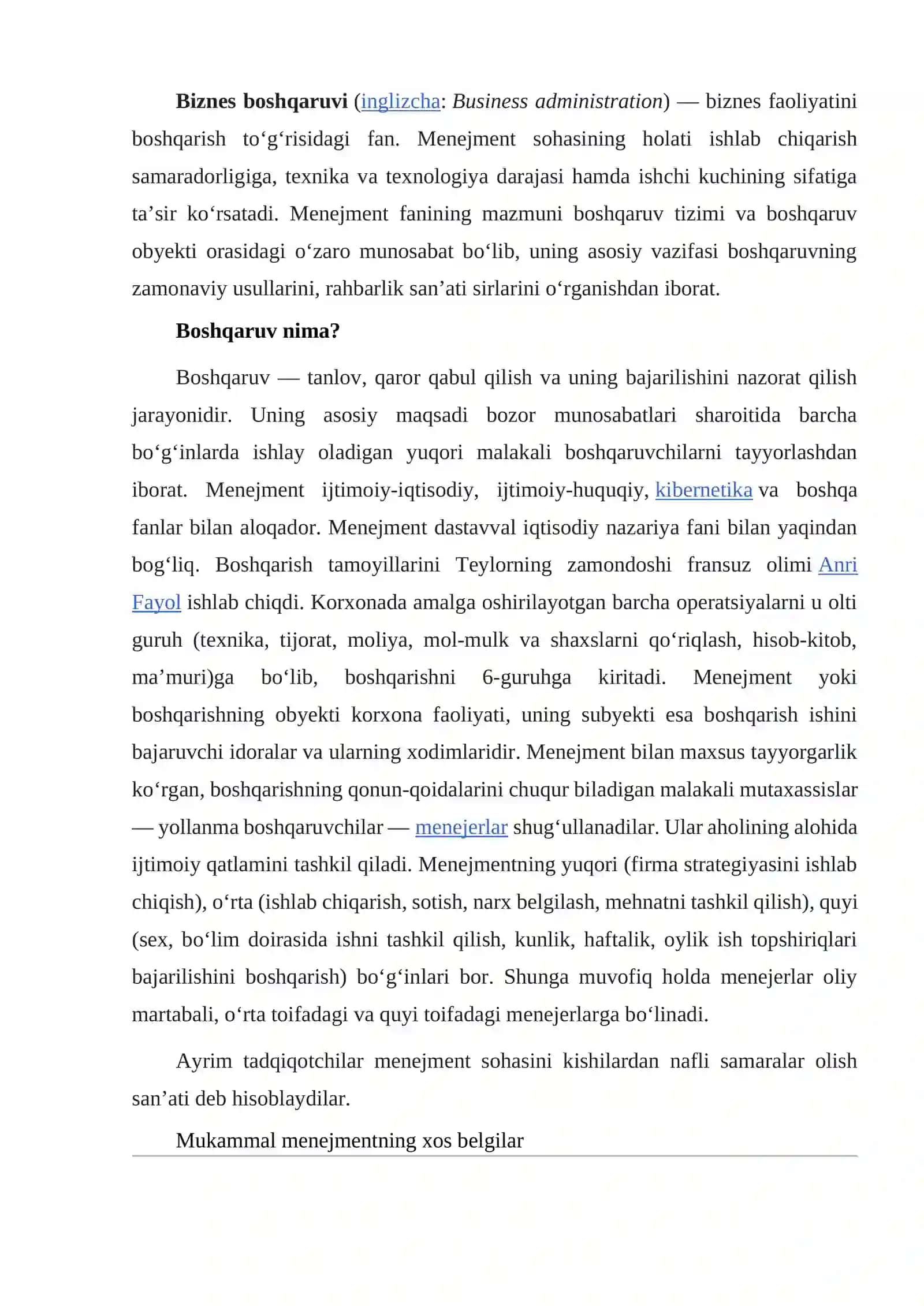 Biznes jarayonlarini boshqarish 3