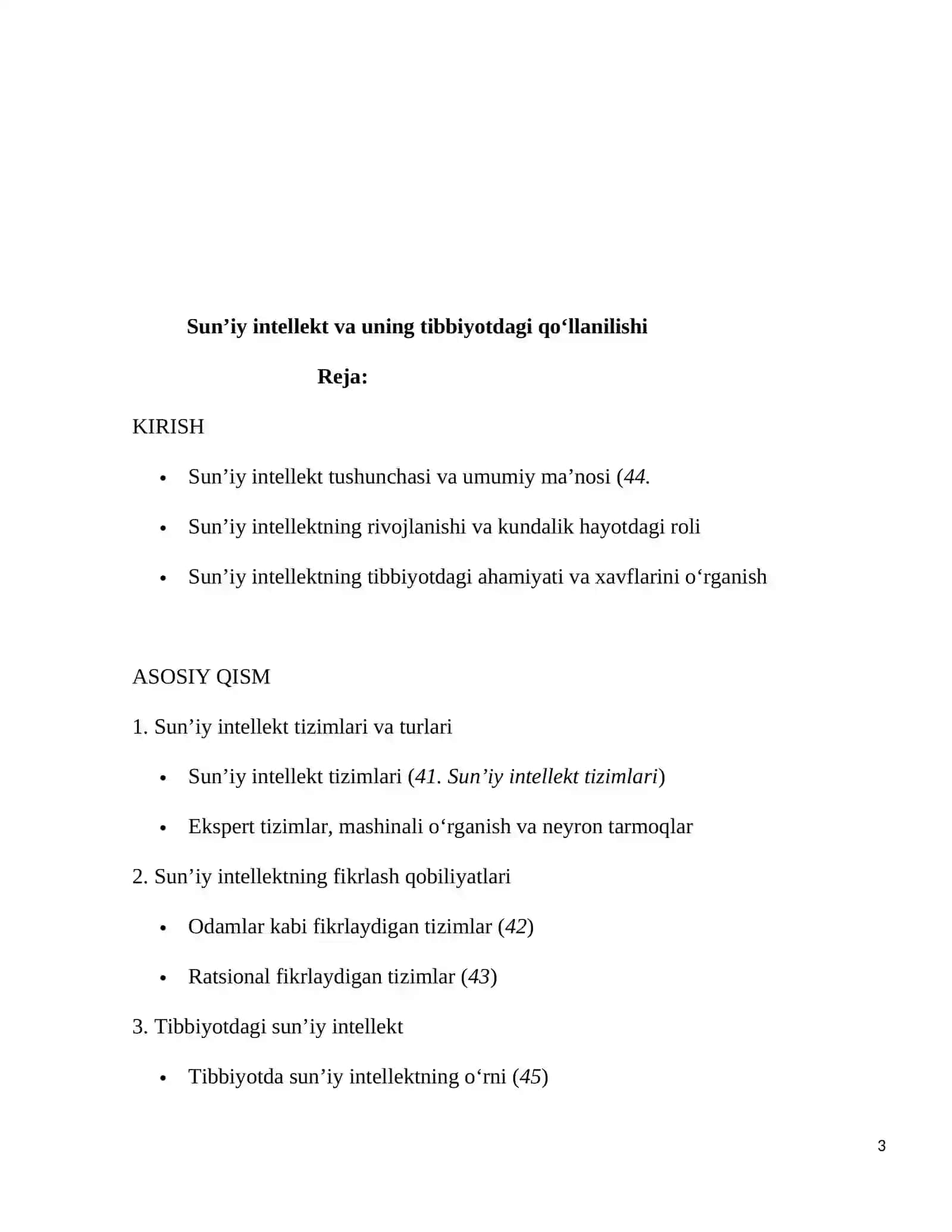 Sun’iy intellekt va uning tibbiyotdagi qo‘llanilishi 3
