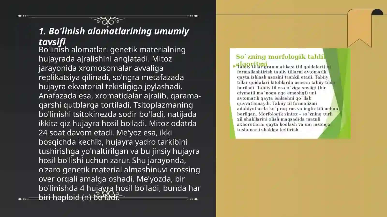 Bo'linish alomatlari 3