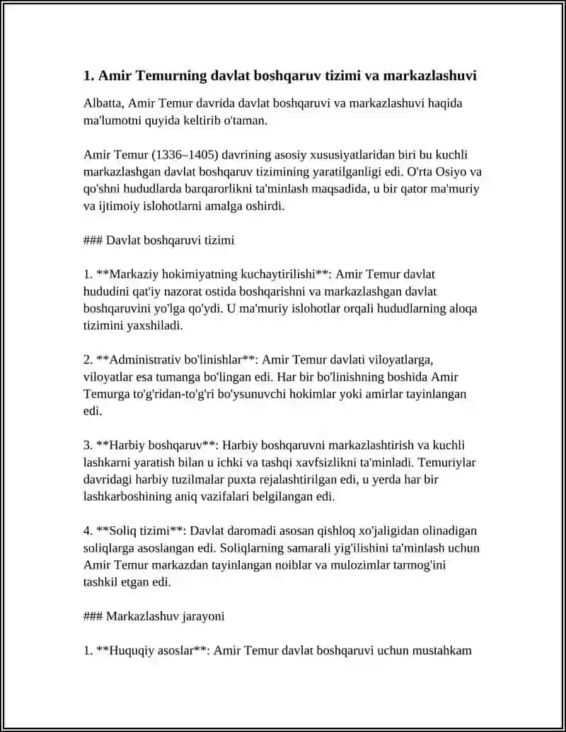 AMIR TEMUR BUYUK DAVLAT ARBOBI 3