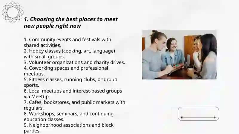 How to Meet New People: 8 Steps to do Right Now 3