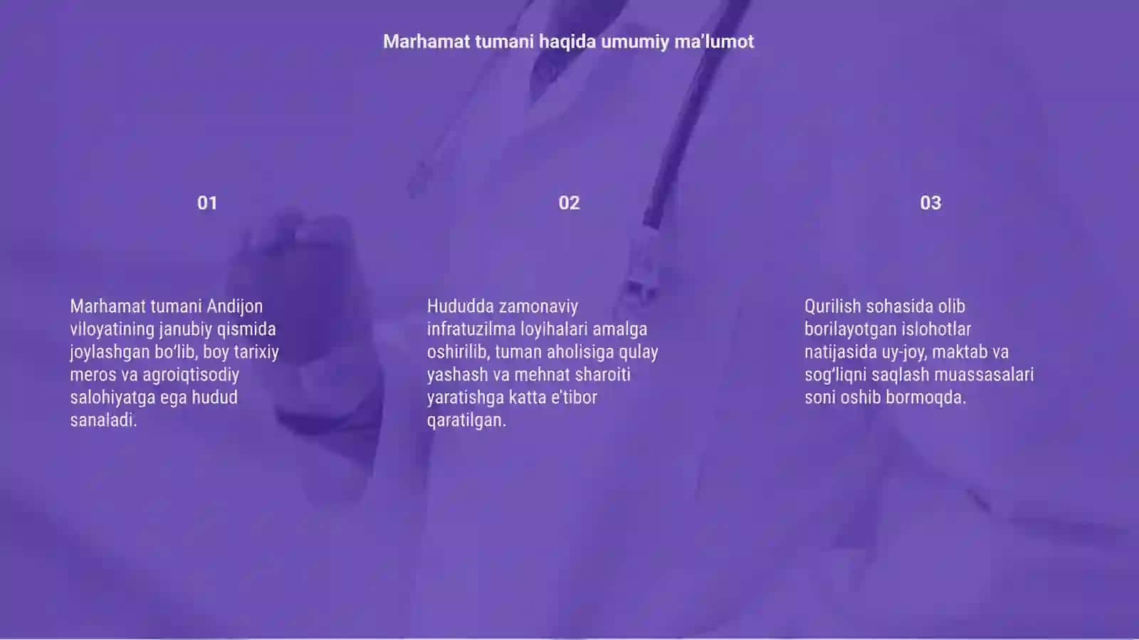 Marhamat tumanining gap qurilish jihatlari 3