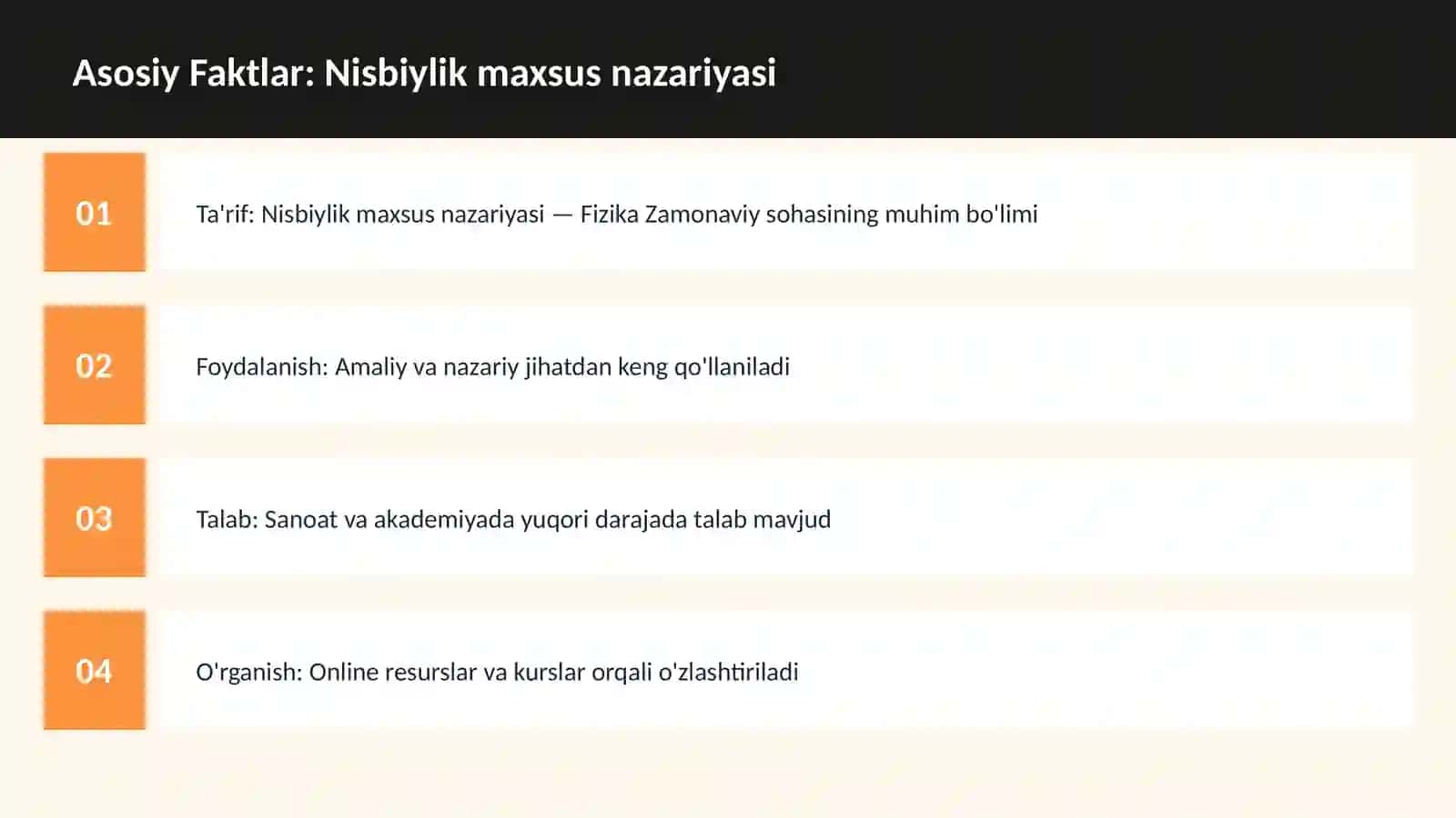 Nisbiylik maxsus nazariyasi 3