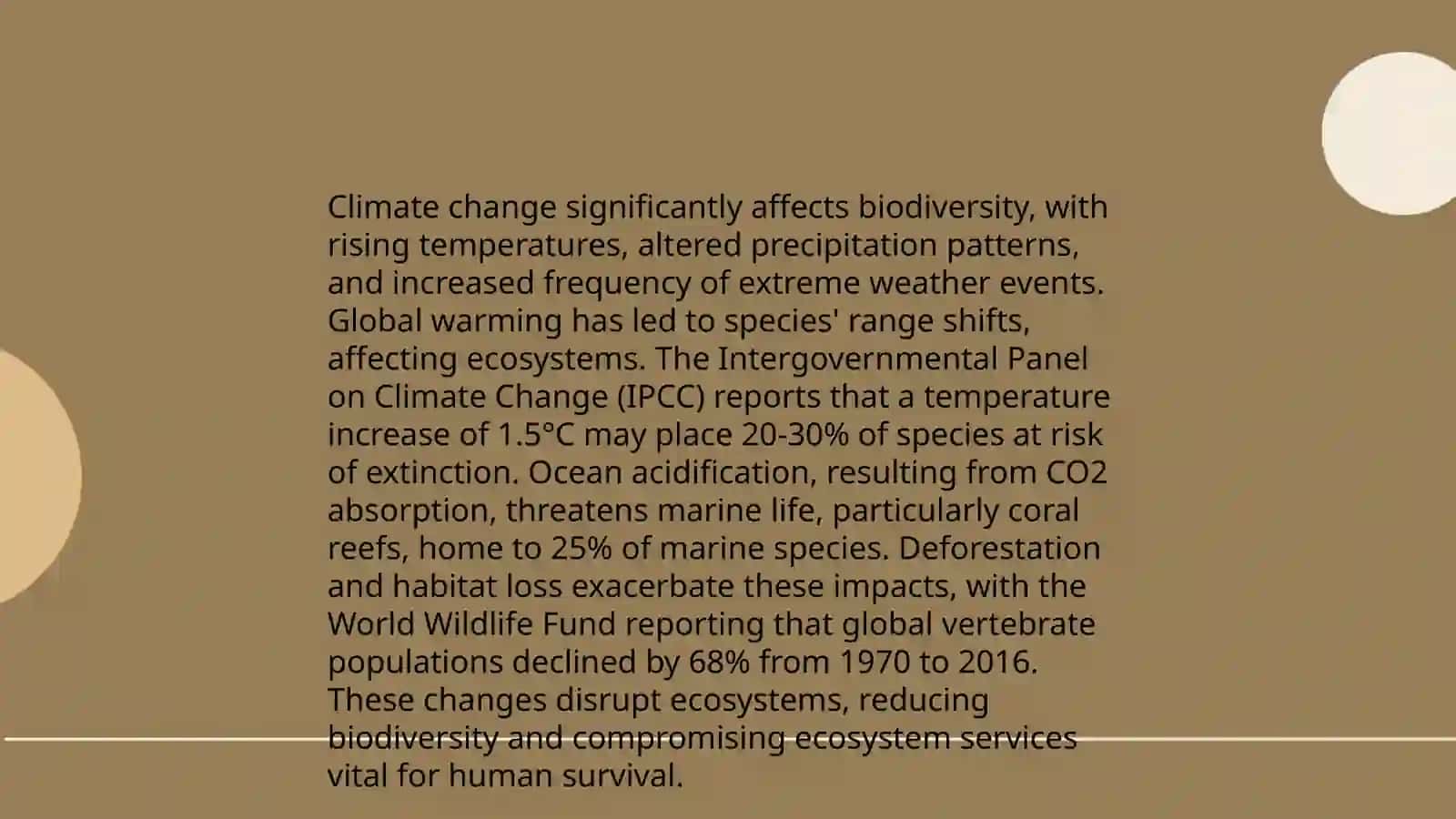 Climate Change and Its Impact on Biodiversity 3