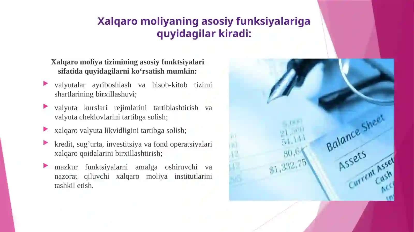 Xalqaro moliya 3