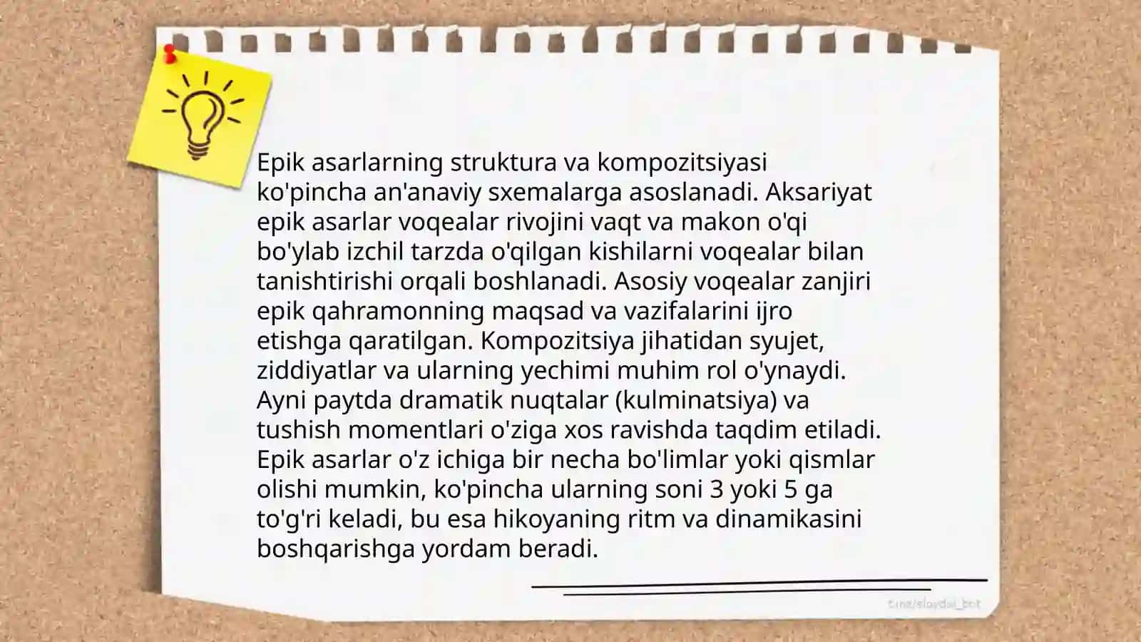 Epik asarlarni tahlil qilish metodikasi 3