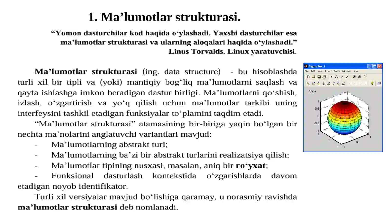 MA’LUMOTLAR TUZILMASI VA ALGORITMLAR 3