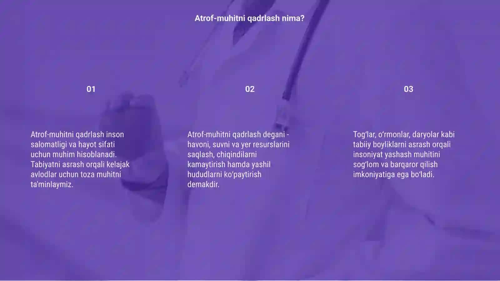 Atrof-muhitni qadrlash 3