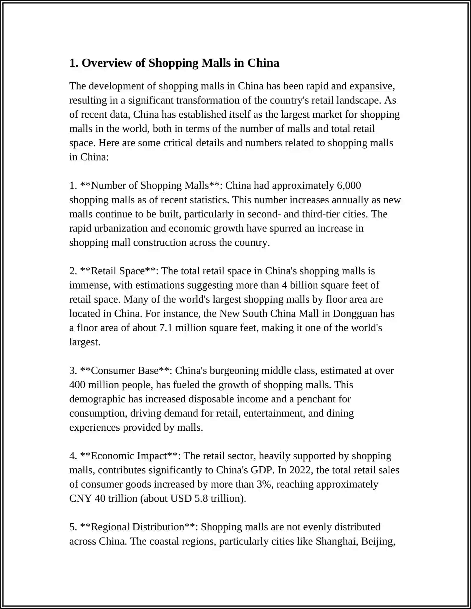 THE TOP SHOPPING MALLS IN CHINA, KOREA AND JAPAN 3