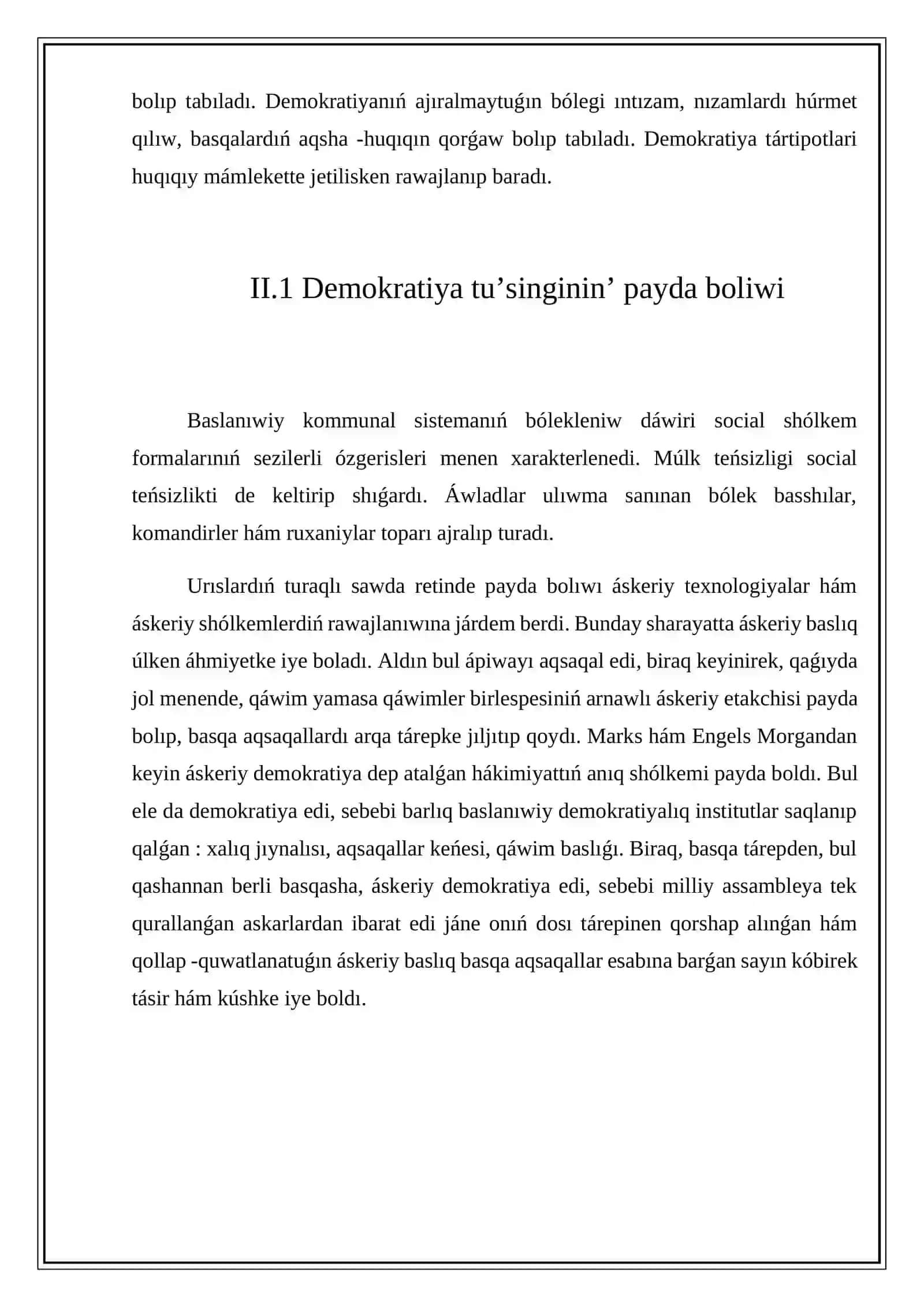 A’skeriy demokratiya basqishi 3