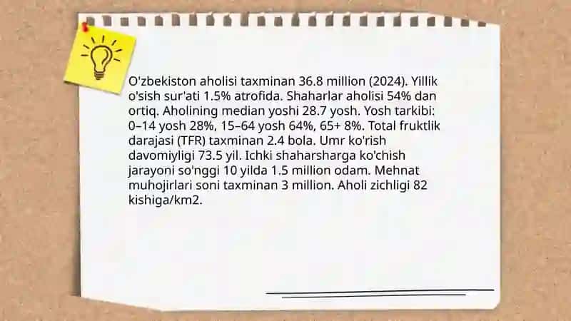 O'zbekiston Respublikasidagi ijtimoiy o'zgarishlar 3