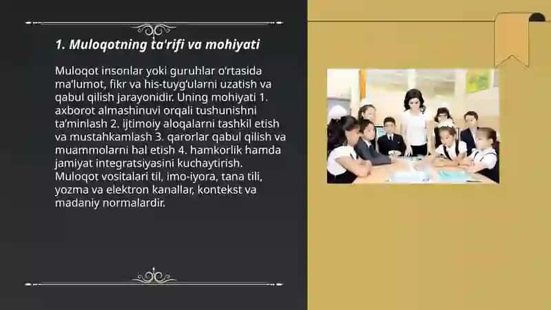 Muloqot haqida tushincha 3