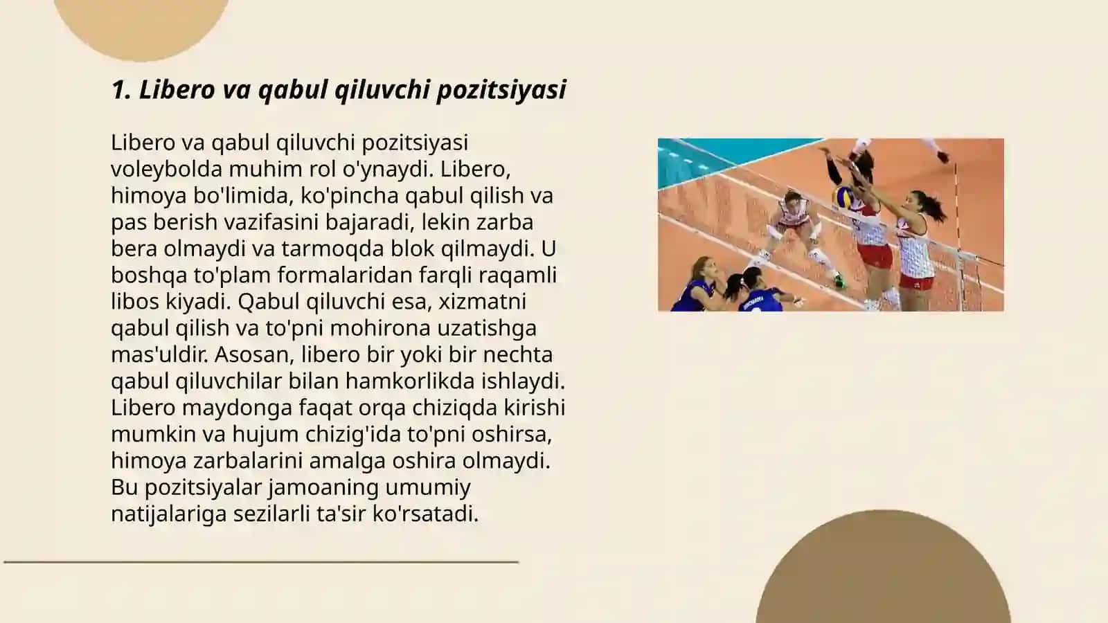 Voleybol oʻyinida toʻpni maydonga kiritish 3