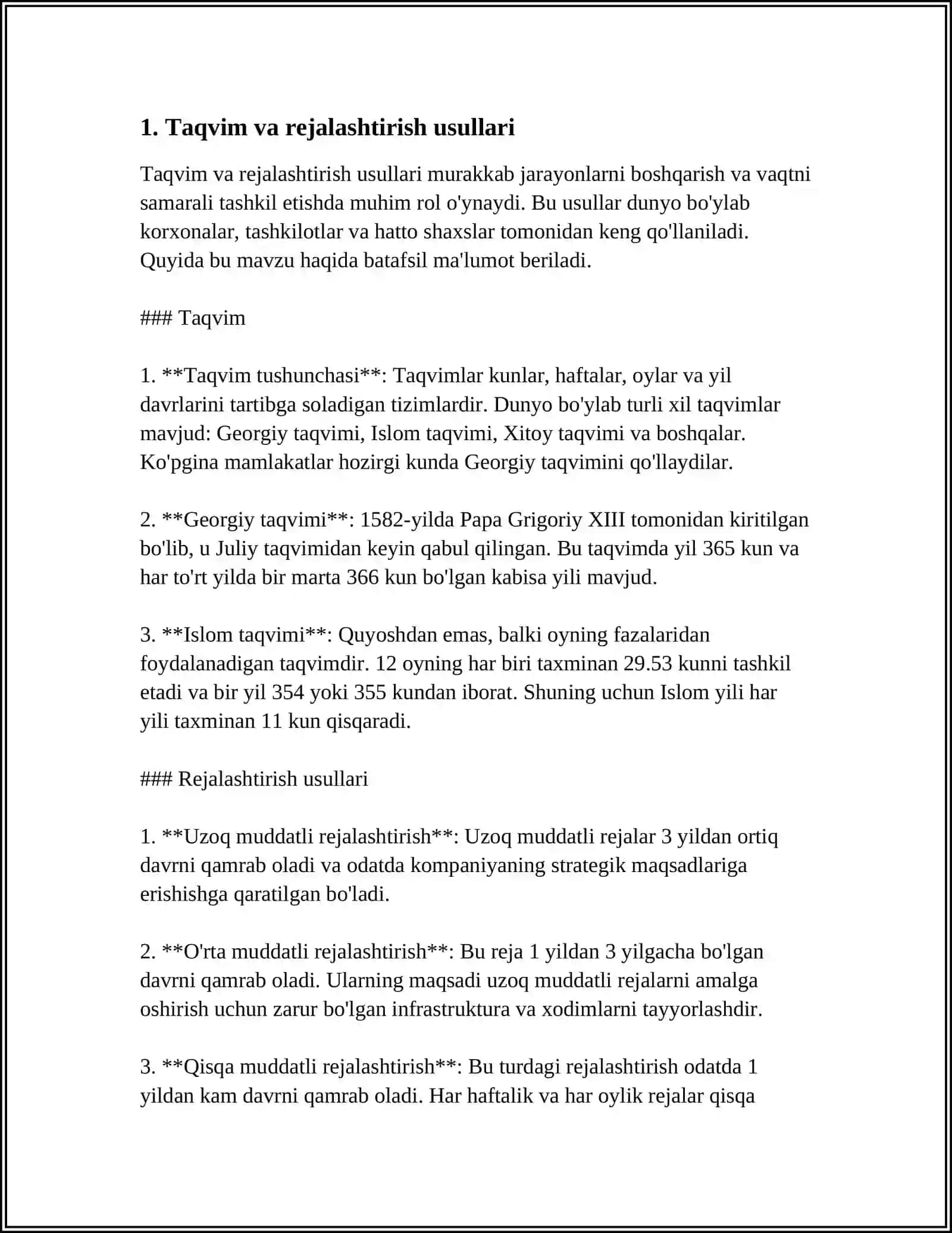 TARTIBLI UQISH VA SAMARALI AMALGA OSHIRISH OMILLARI 3