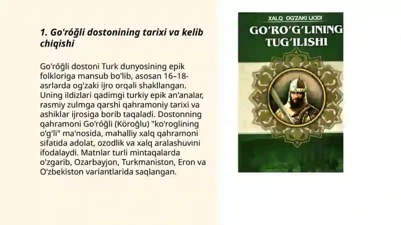 Go'róğli dostoni 3