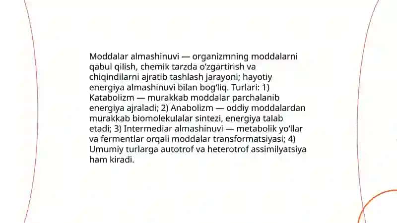 Moddalar almashinuvi 3
