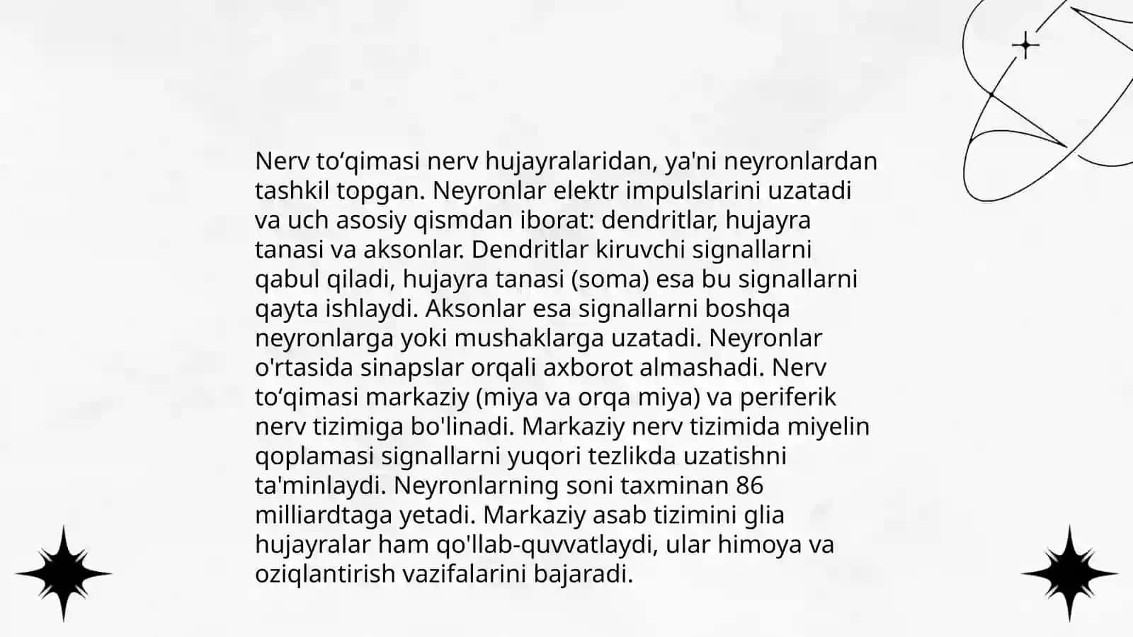 Nerv toʻqimasi 3