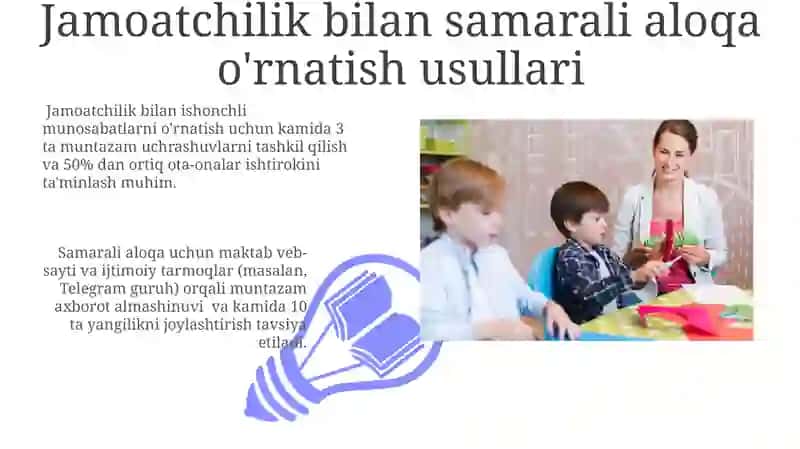 O'quv jarayonini takomillashtirishda jamoatchilik tashkilotlarining roli 3