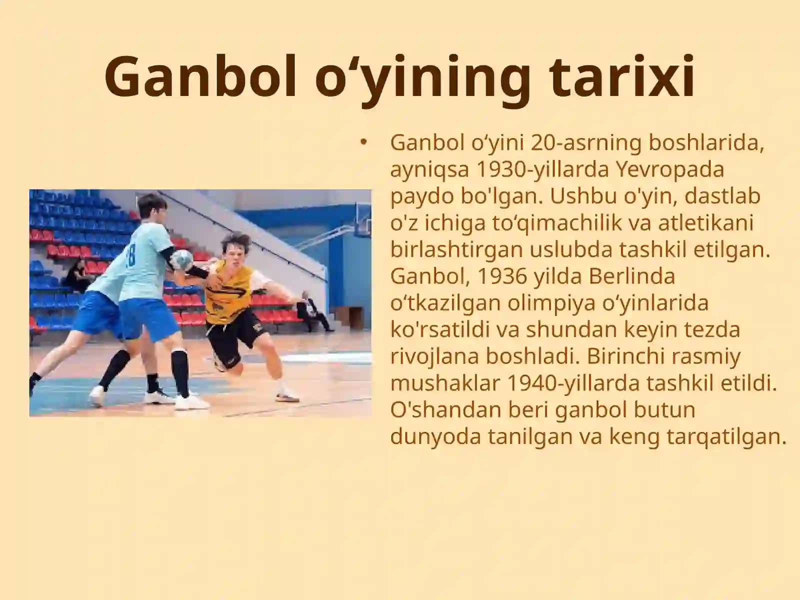 Ganbolo‘yining kelib chiqishi va rivojlanishi tarixi 3