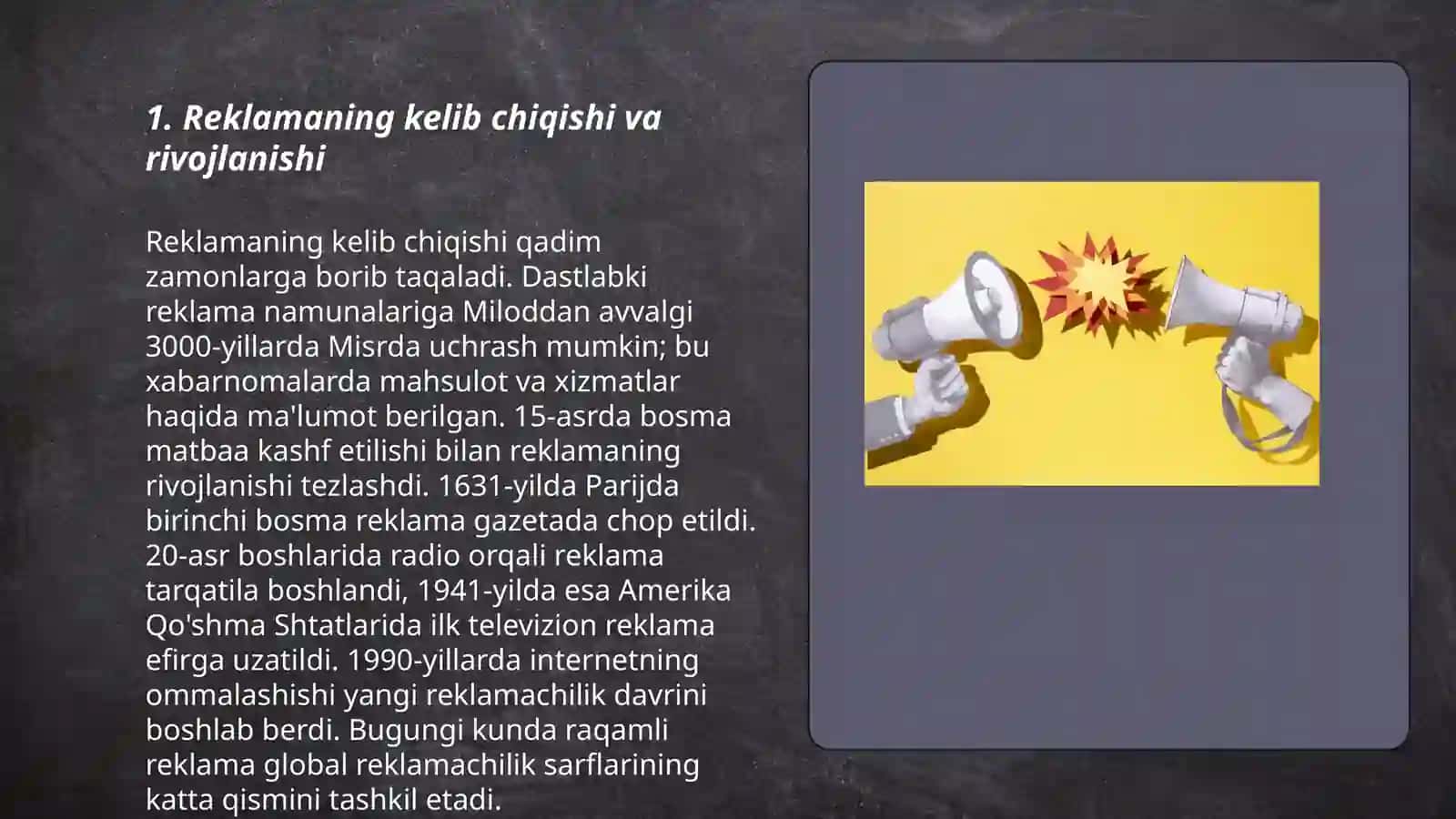 Reklama faoliyati 3