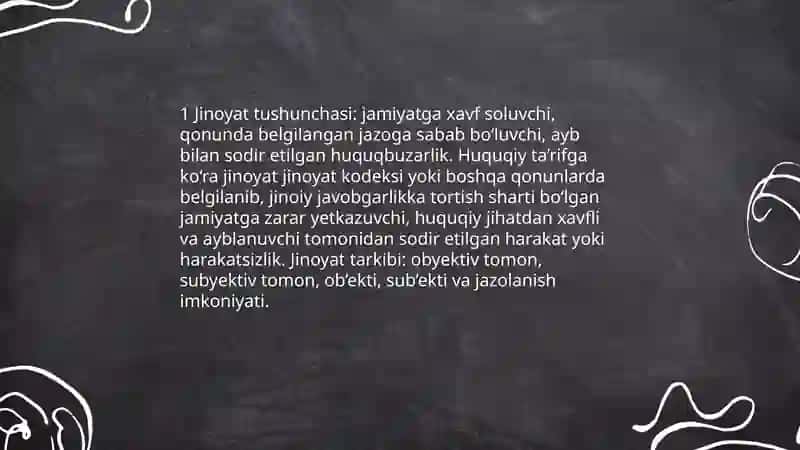 Jinoyat tushunchasi 3