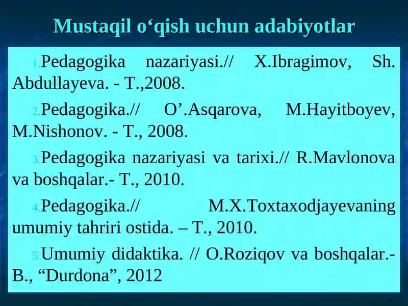 UMUMIY PEDAGOGIKA VA PSIXOLOGIYA 3