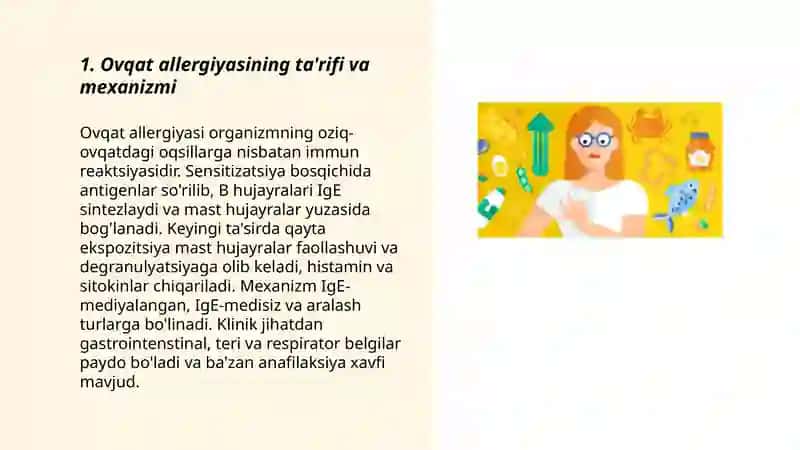 Ovqat allergiyasi 3