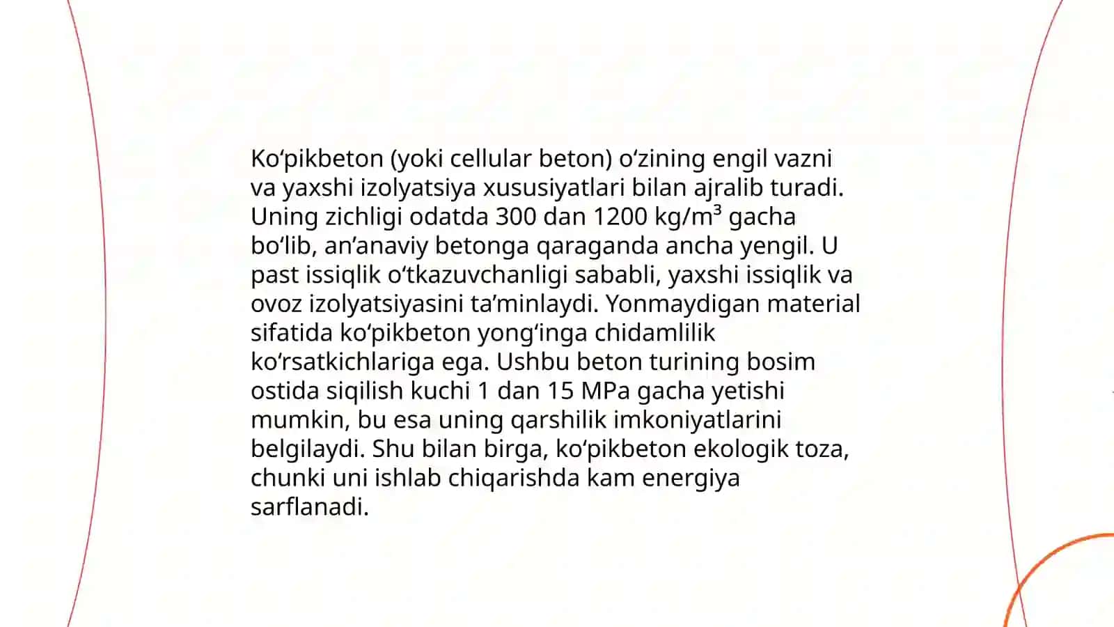 Ko‘pikbetonning ishlab chiqarish texnologiyasi 3