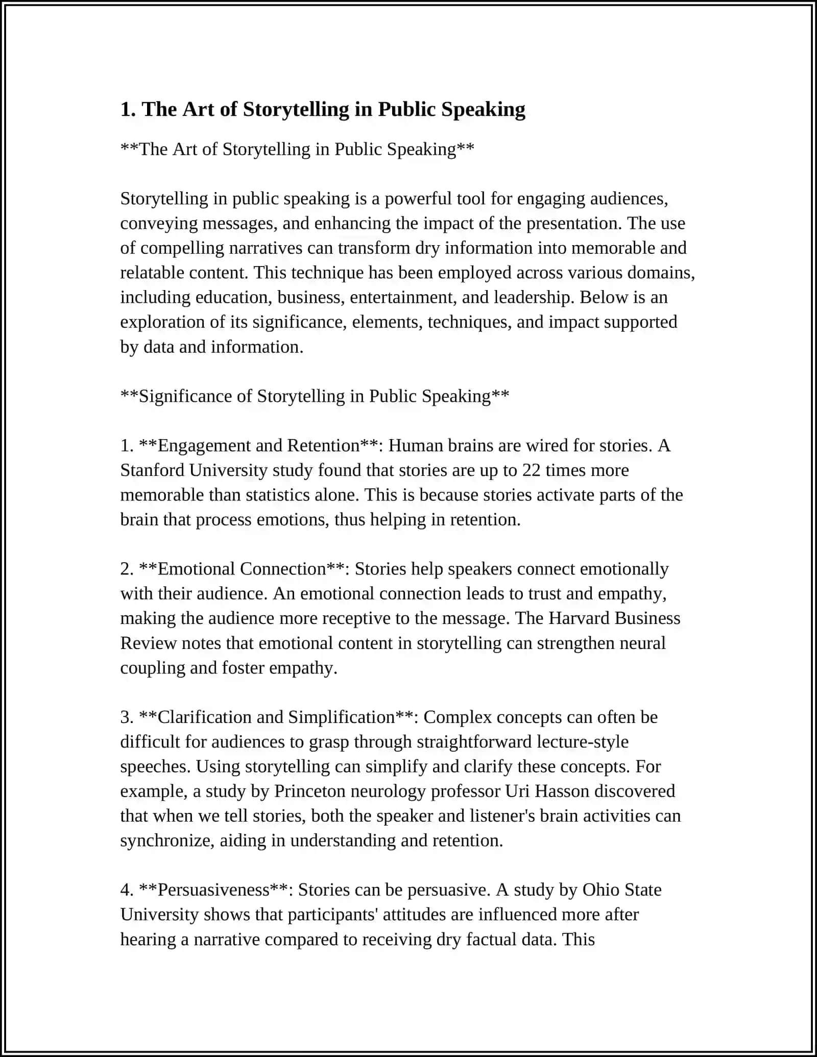 The Art of Storytelling in Public Speaking 3