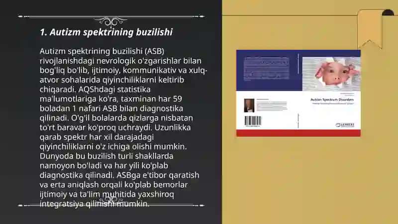 Autizm spektrining buzilishi 3