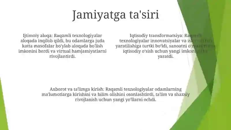 Raqamli Texnologiyalar 3