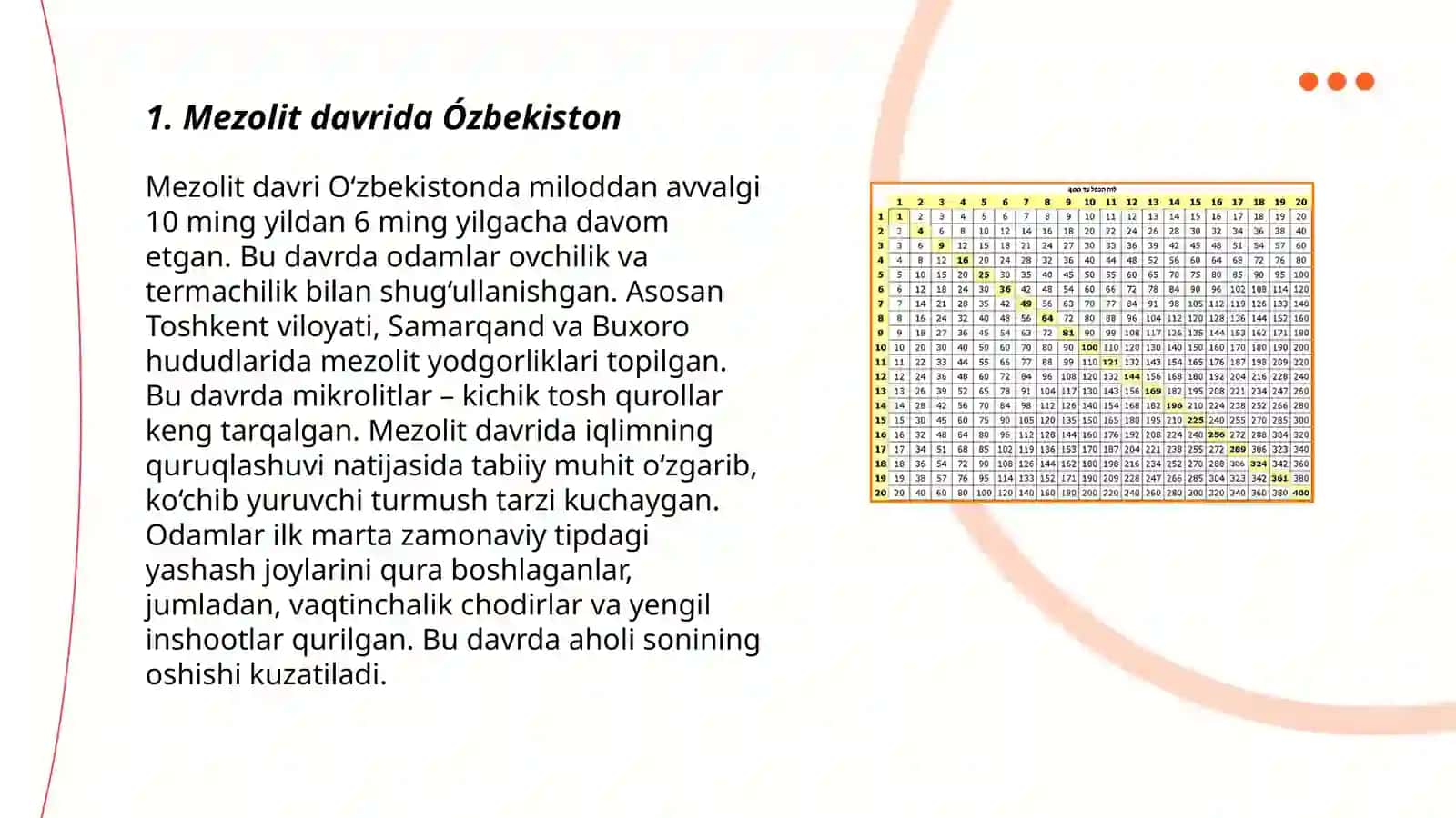 Mezolit davrida Ózbekiston 3