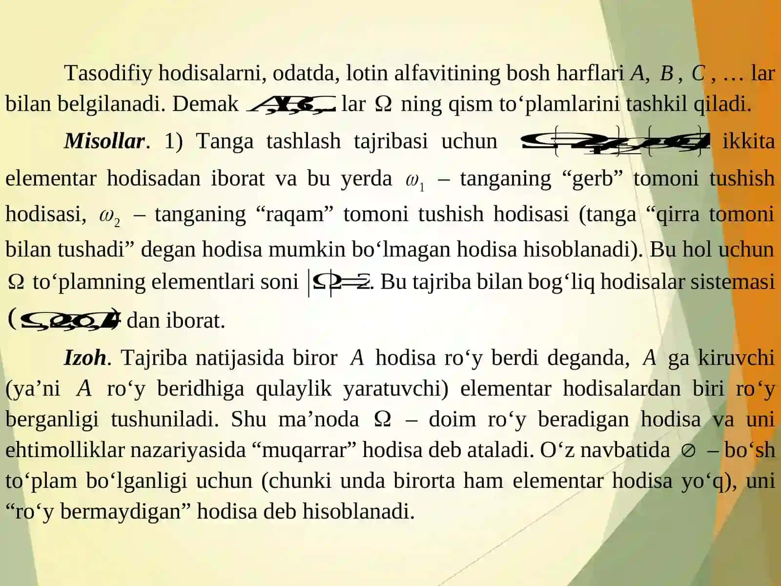 ELEMENTAR HODISALAR FAZOSI 3