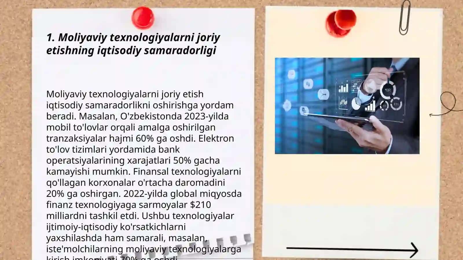 Moliyaviy texnologiyalar qo‘llanishiva samaradorligini baholash 3