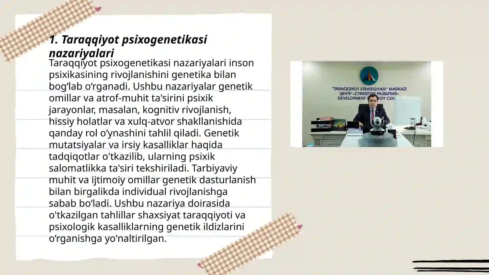 Taraqqiyot psixogenetikasi 3