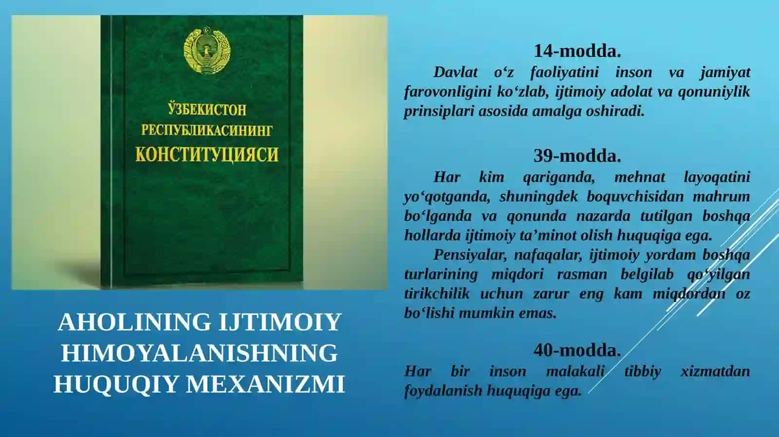 O‘ZBEKISTONNINGENG YANGI TARIXI FANI 3