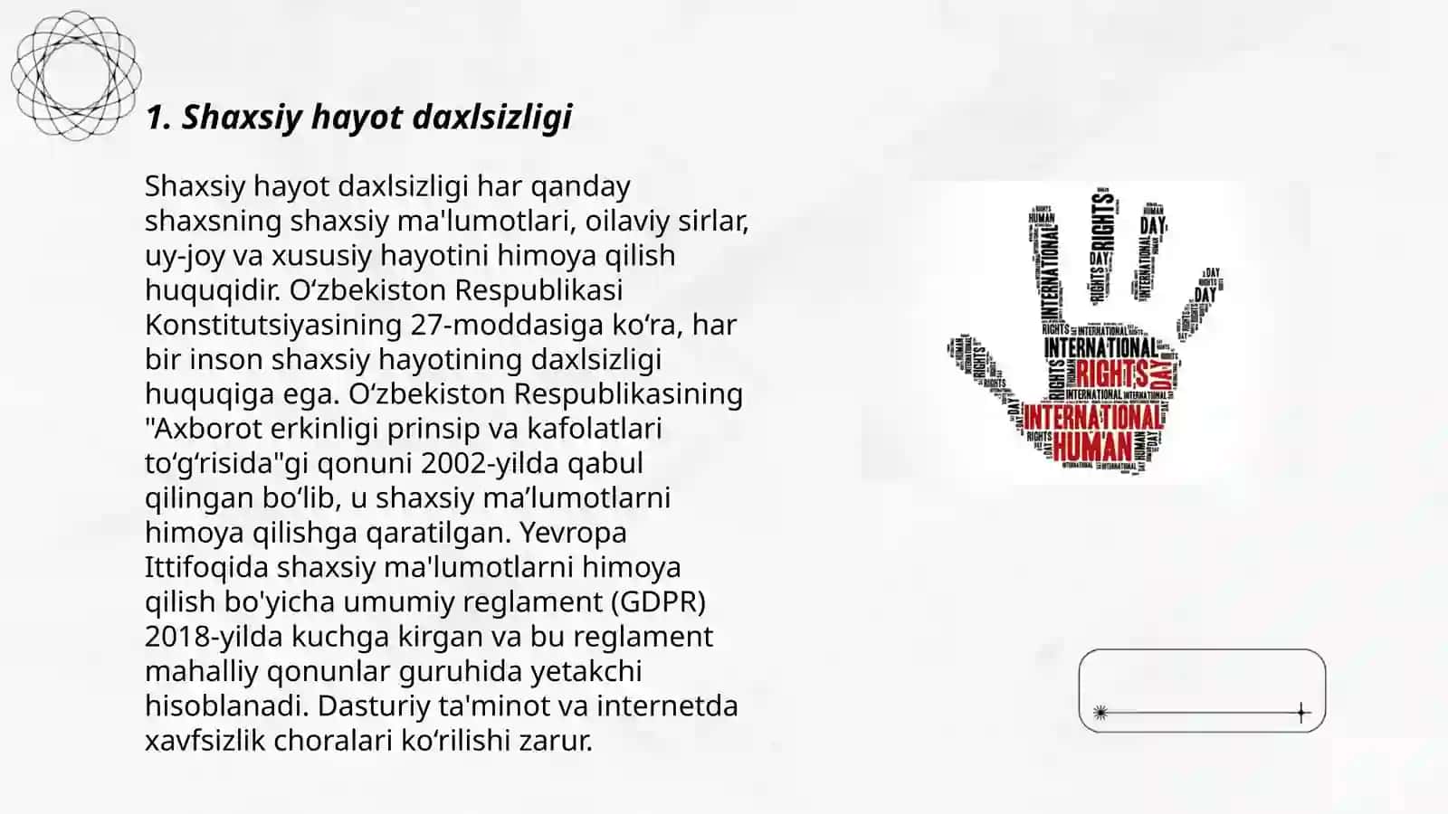 Shaxsiy huquqlar 3