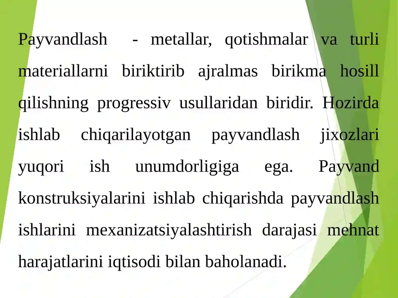 Mexanizatsiyalashtirish, avtomatlashtirish va texnologik jarayon tushunchalari 3