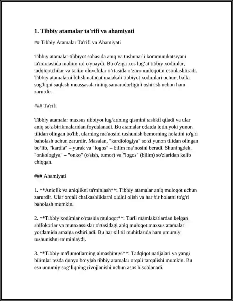 Tibbiy Atamalar Asoslari 3