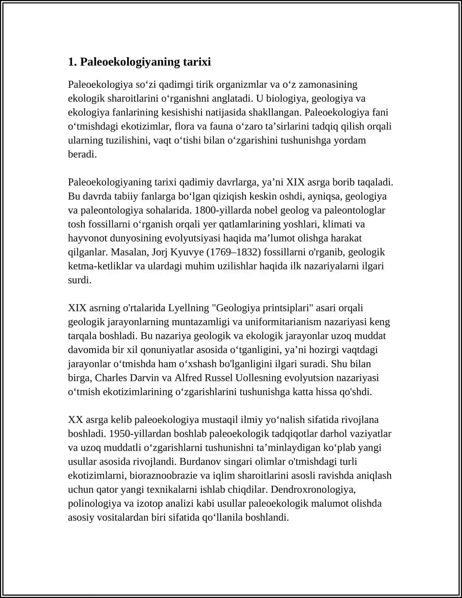PALEOEKOLOGIYA MASALALARI 3