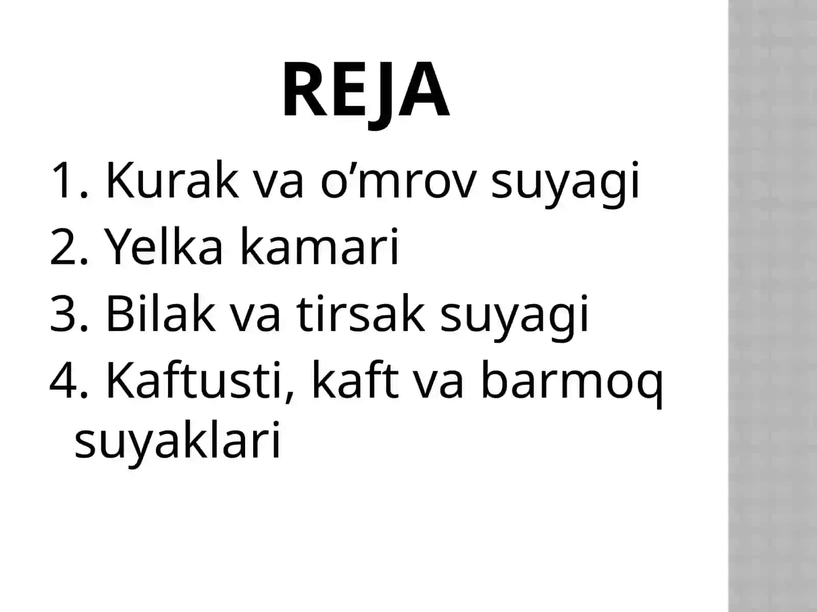 QO’L SUYAKLARI 3