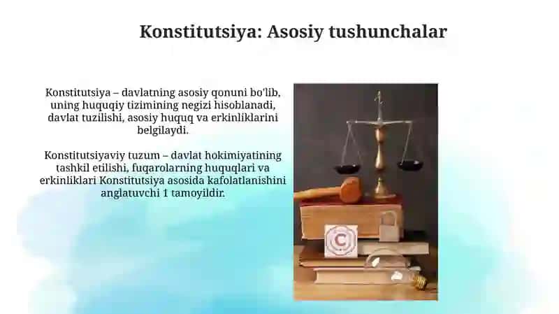 Konstitutsiya va qonunning ustunligi 3