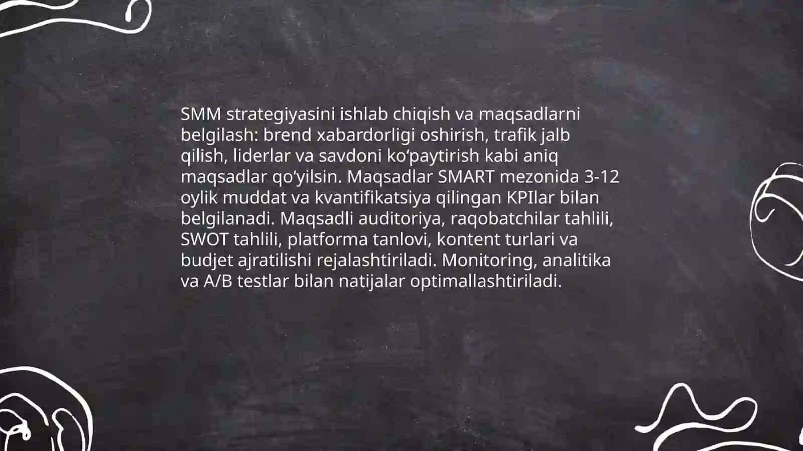 SMMni internet tarmog'ida harakatlantirish 3